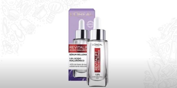 Suero facial con ácido hialurónico para hidratación profunda.