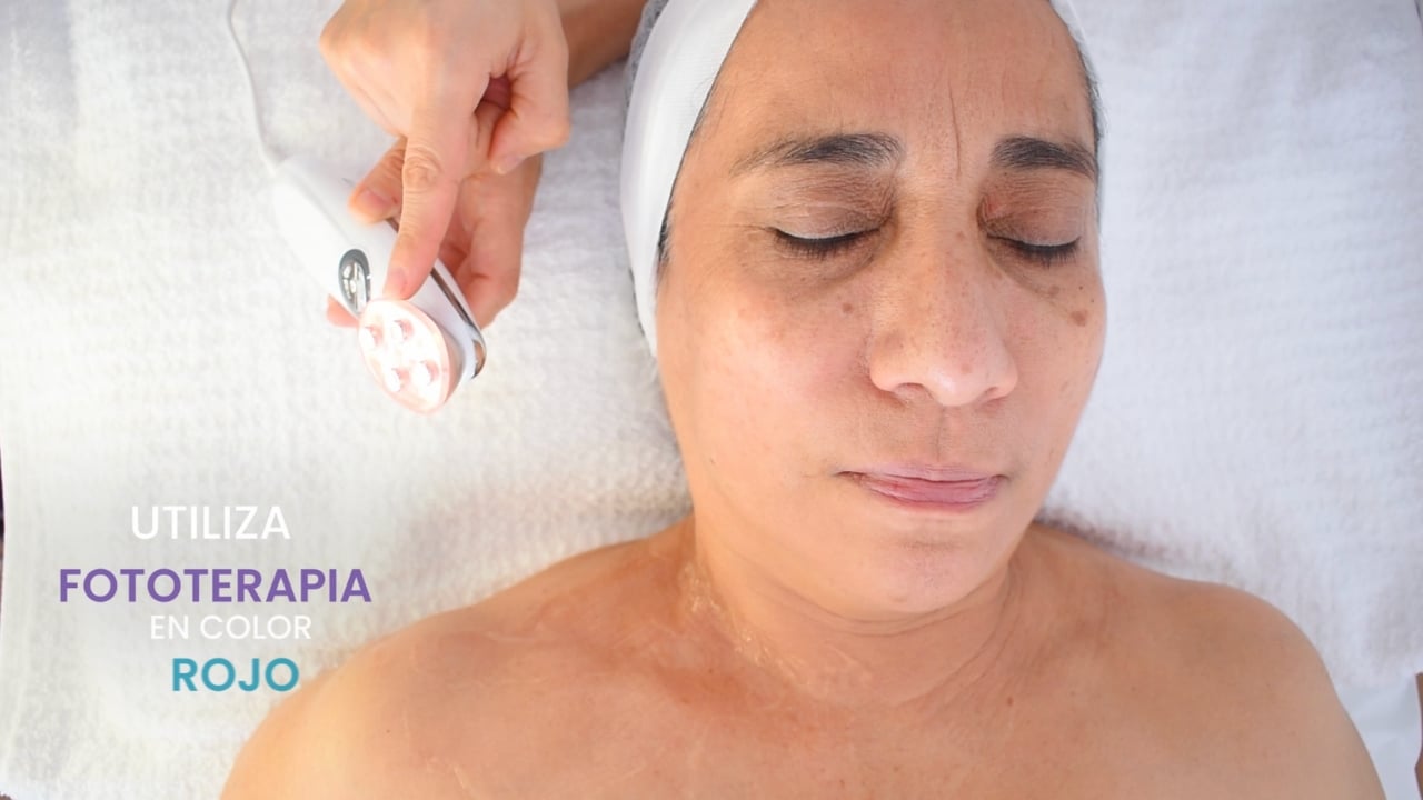 Demostración práctica del uso correcto del aparato de microestimulación.