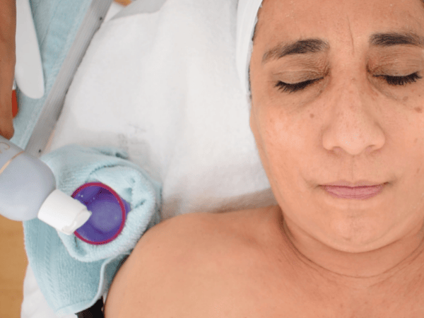 preparación de exfoliante facial