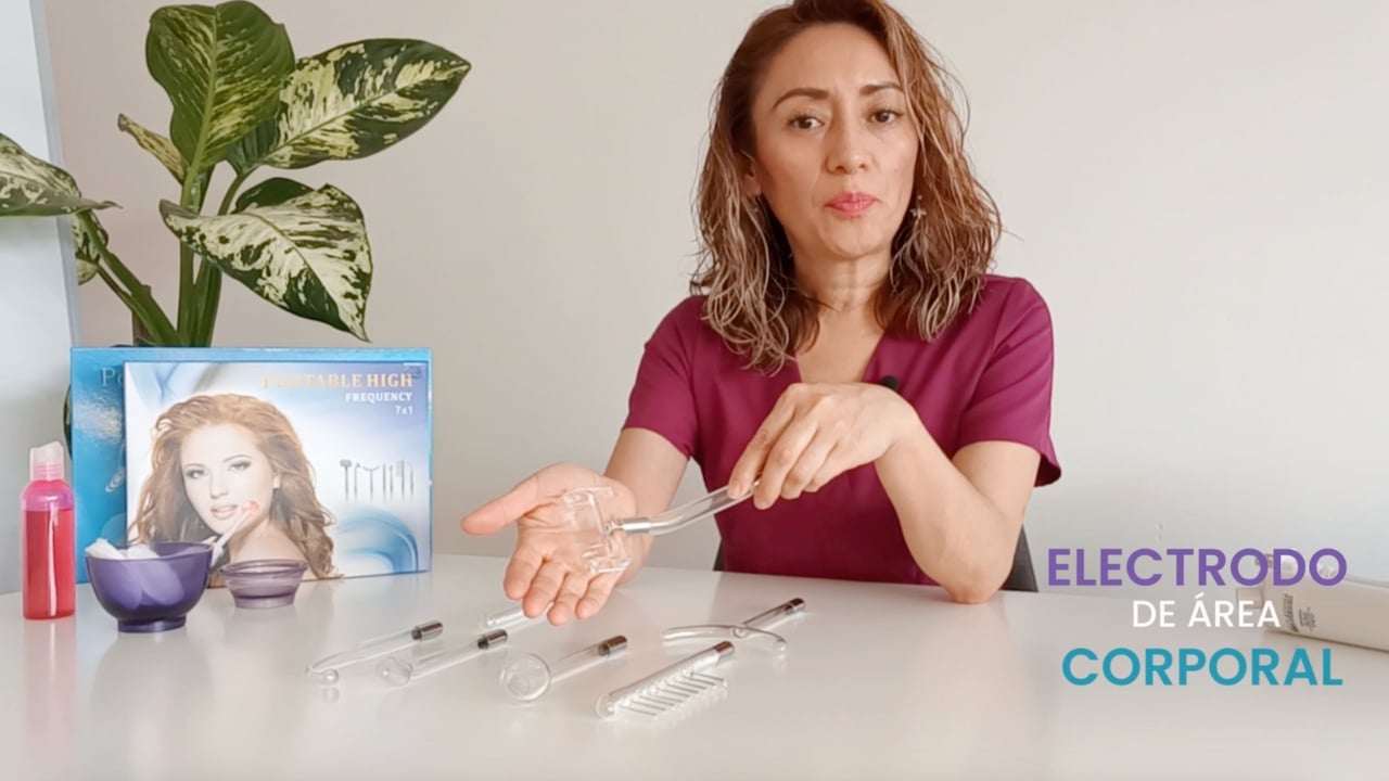 Electrodo corporal de alta frecuencia, ideal para glúteos, abdomen y muslos.