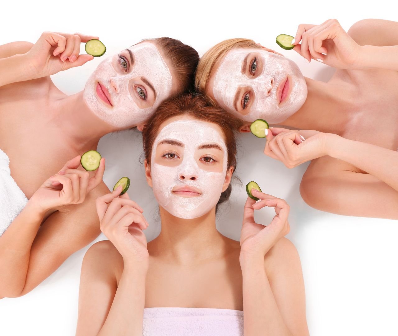 Variedad tipos de mascarillas faciales