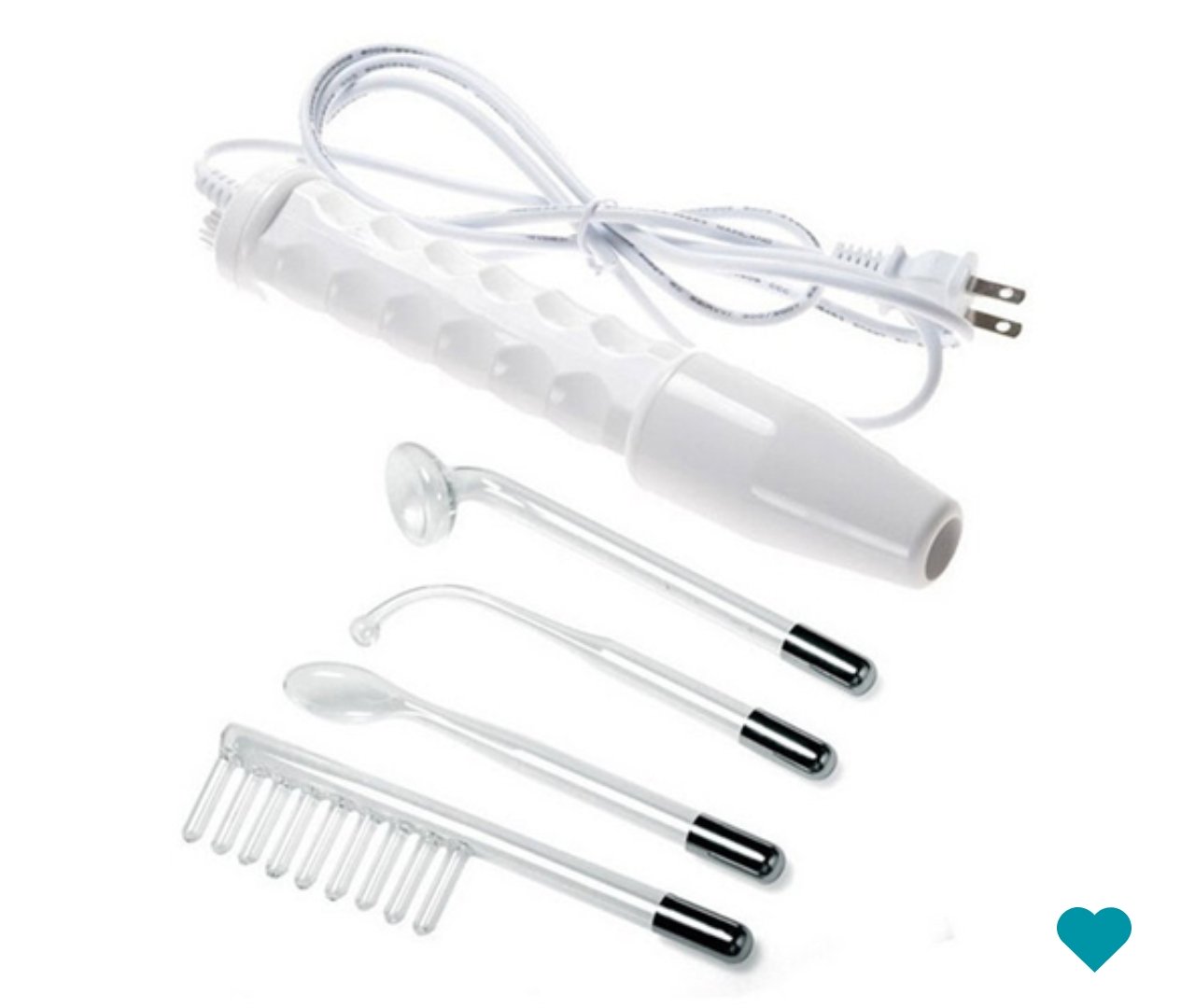 Aparato de alta frecuencia utilizado en estética facial y corporal.