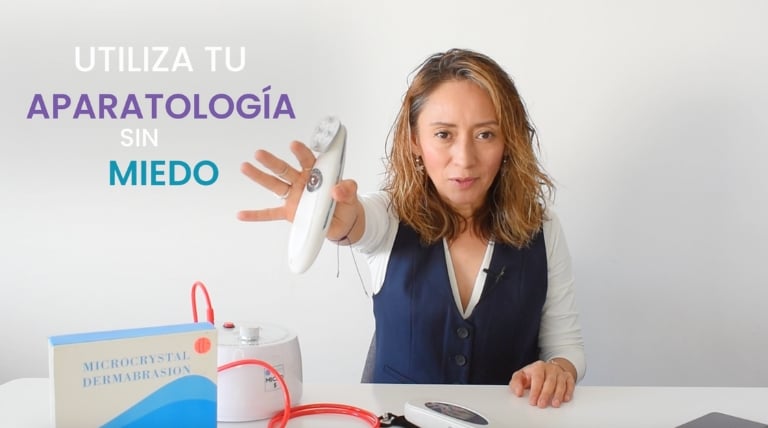 curso Aparatología Esencial de EDUEM para aprender electroestimulación y aparatología.