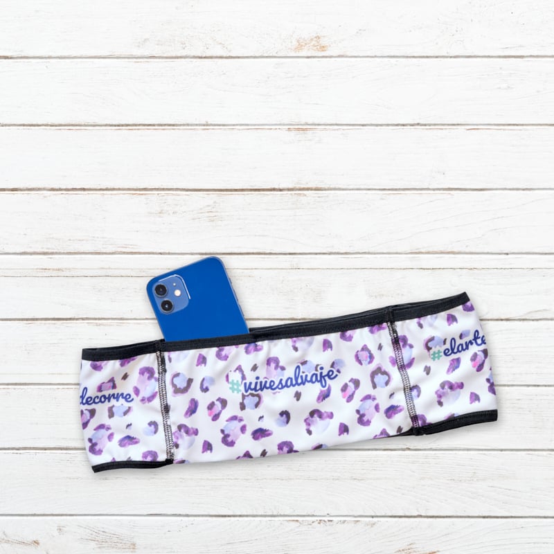 Cinturón deportivo #Leopardo reversible