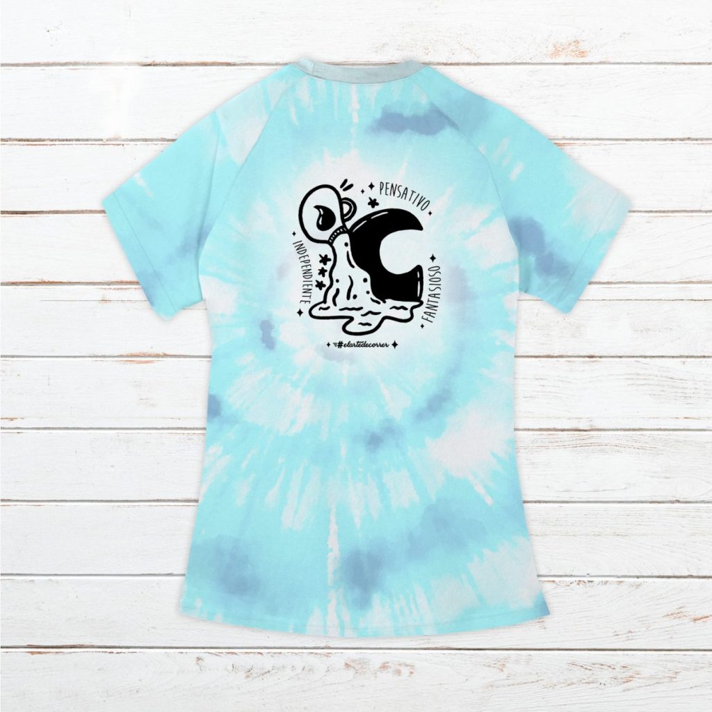 Camiseta técnica mujer #Acuario - Imagen 2