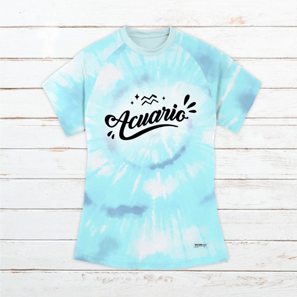 Camiseta técnica mujer #Acuario