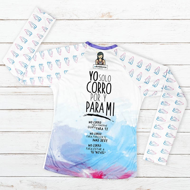 Camiseta manga larga mujer #WOMAN - Imagen 2