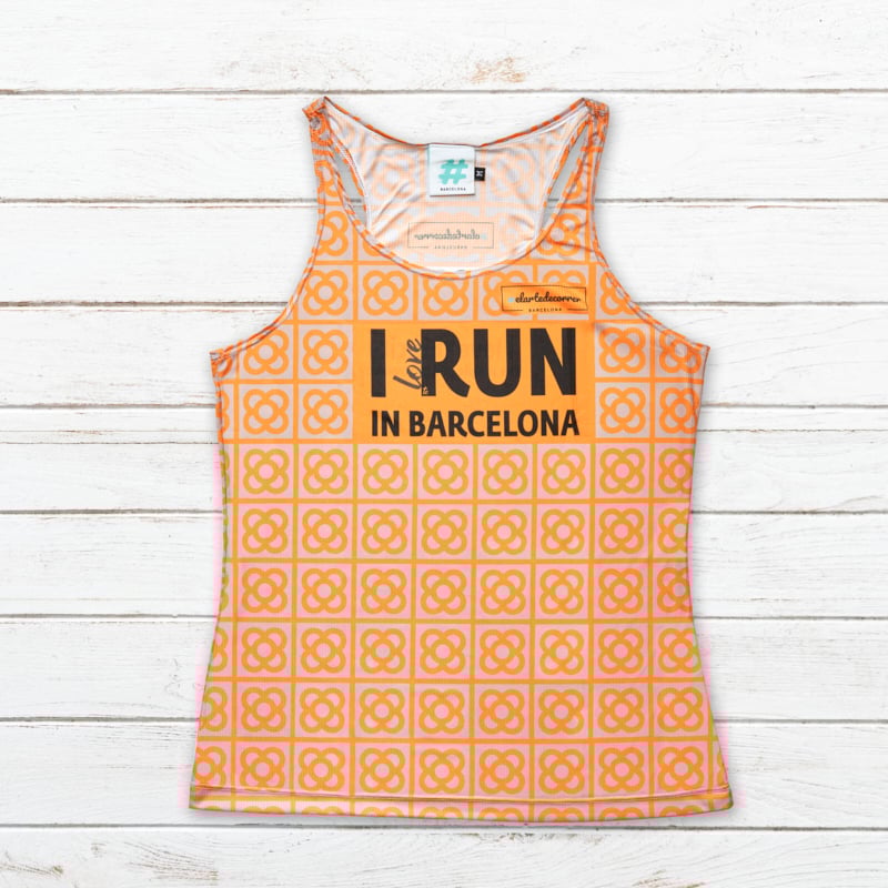 Camiseta tirantes mujer #Barcelona Negra - Imagen 2