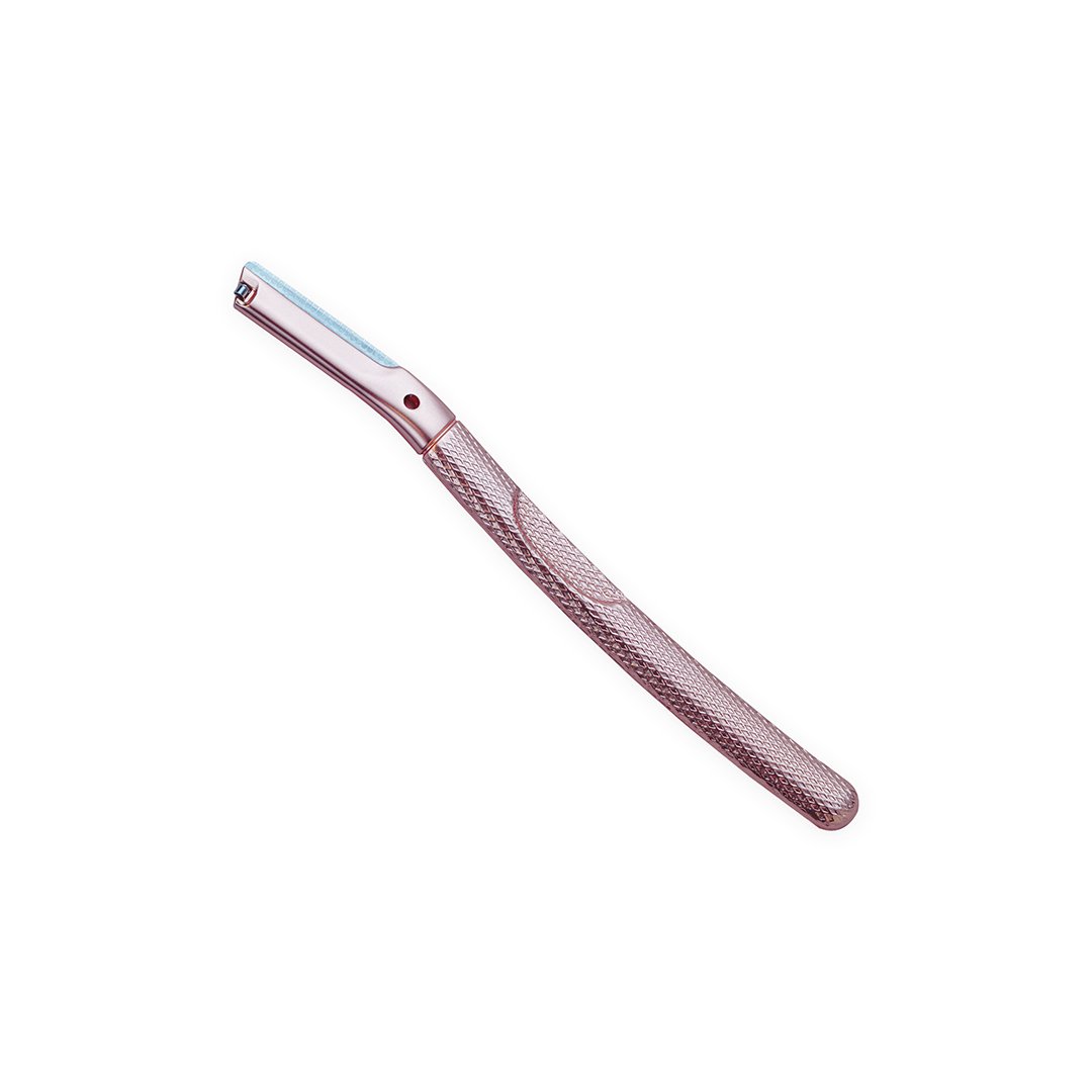 Eyebrow shaver Metal Rose gold