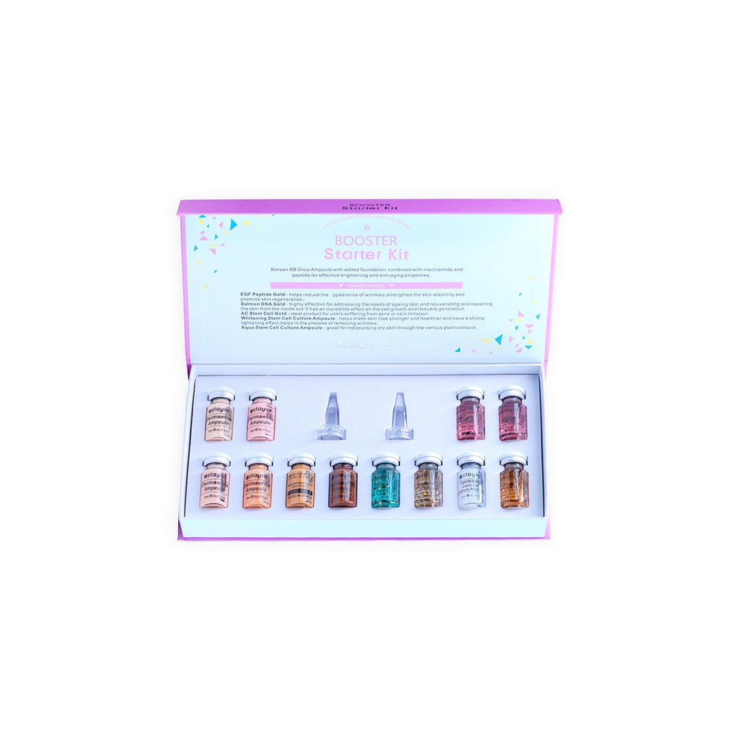 Stayve BB Glow booster and starter serum mix kit 12 Ampoule