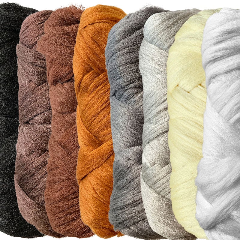 A row of NTR Plait Booster – Synthetic Hair on a white background.