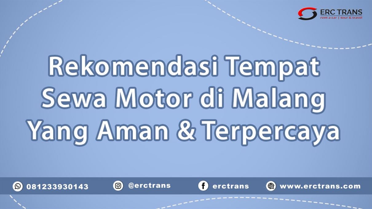 tempat sewa motor di malang