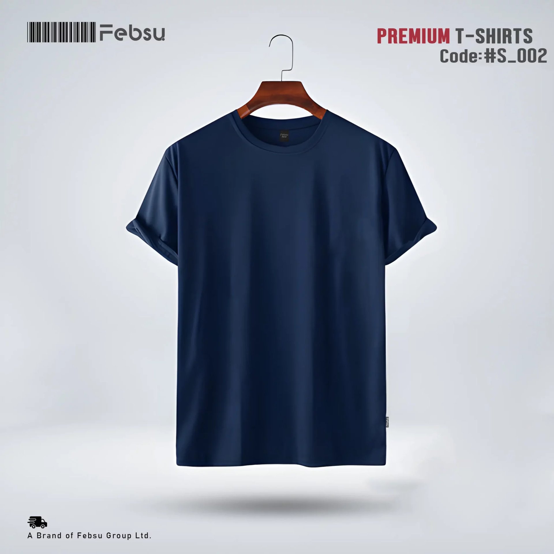 Mens Premium Blank T-shirt - Navy