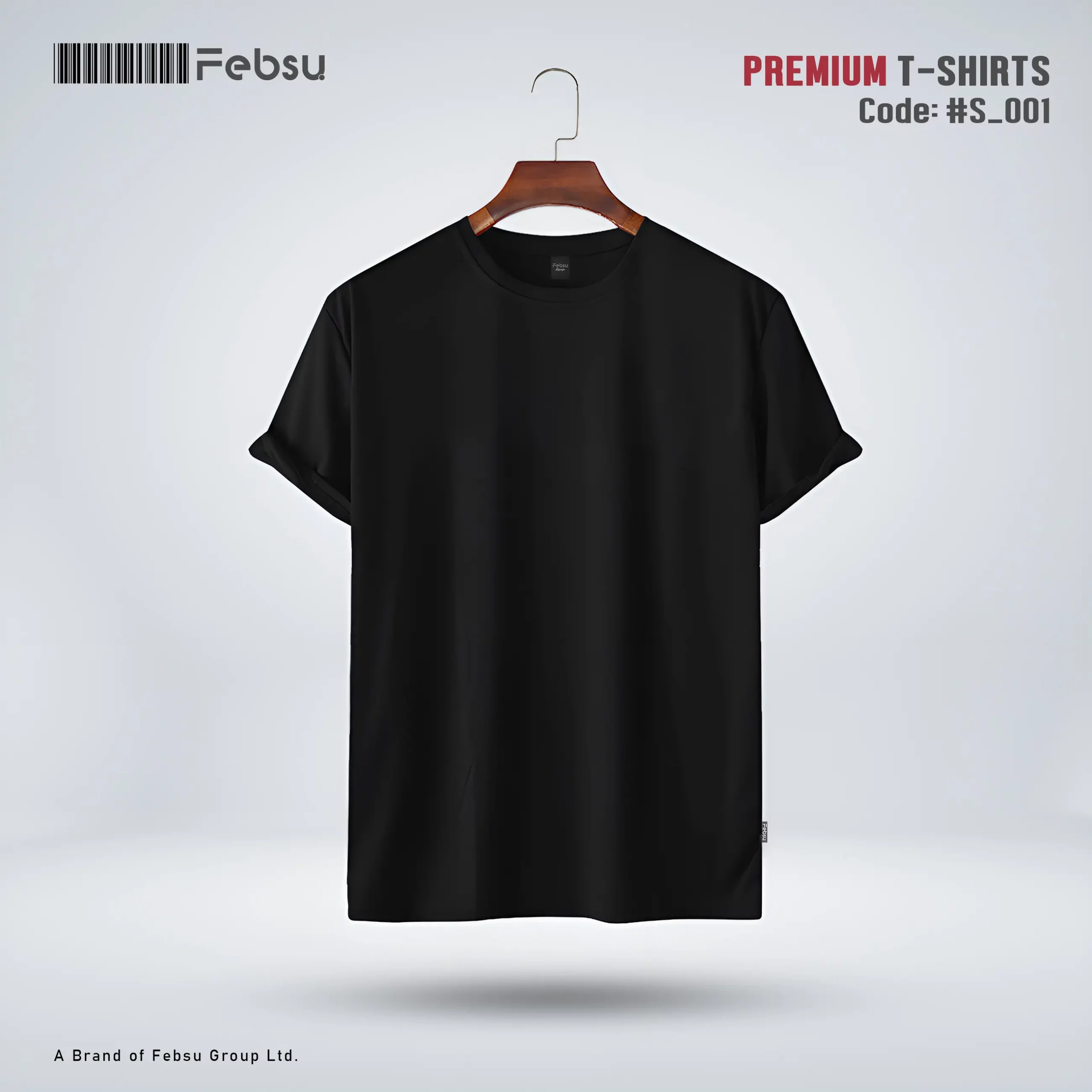 Mens Premium Blank T-shirt - Black