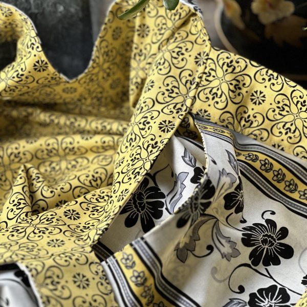 floral reversible bag