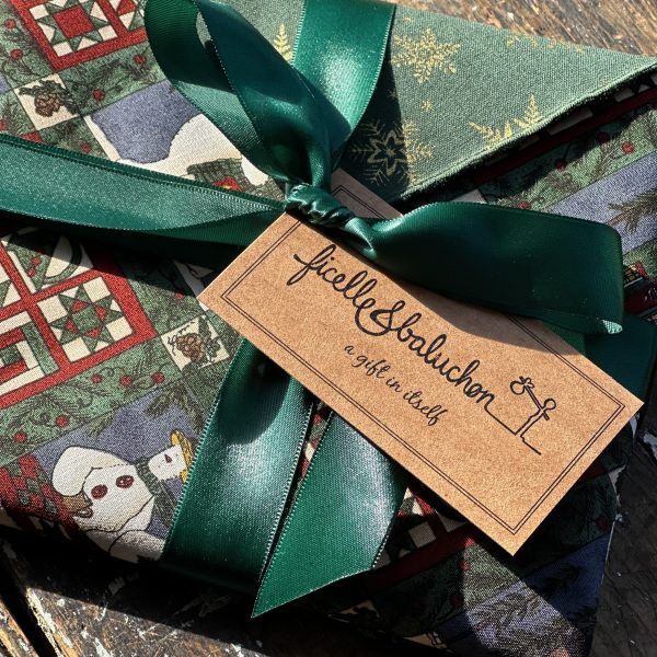 Emballage cadeau en tissu