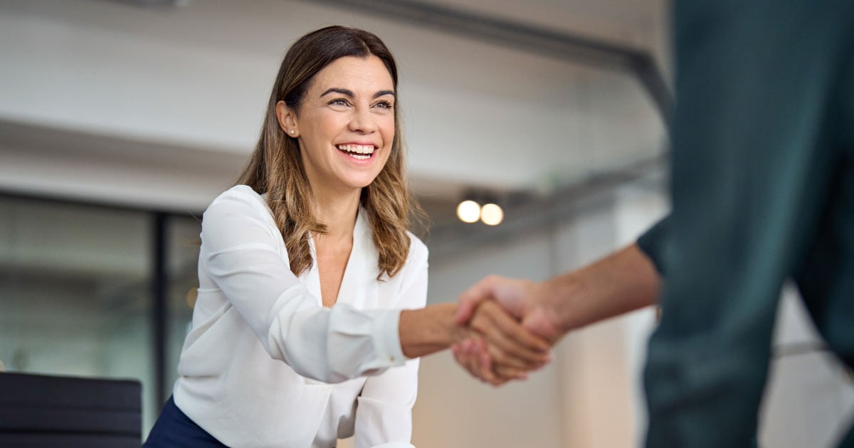 Woman meeting with attorney to discuss accident injury while on her bike
