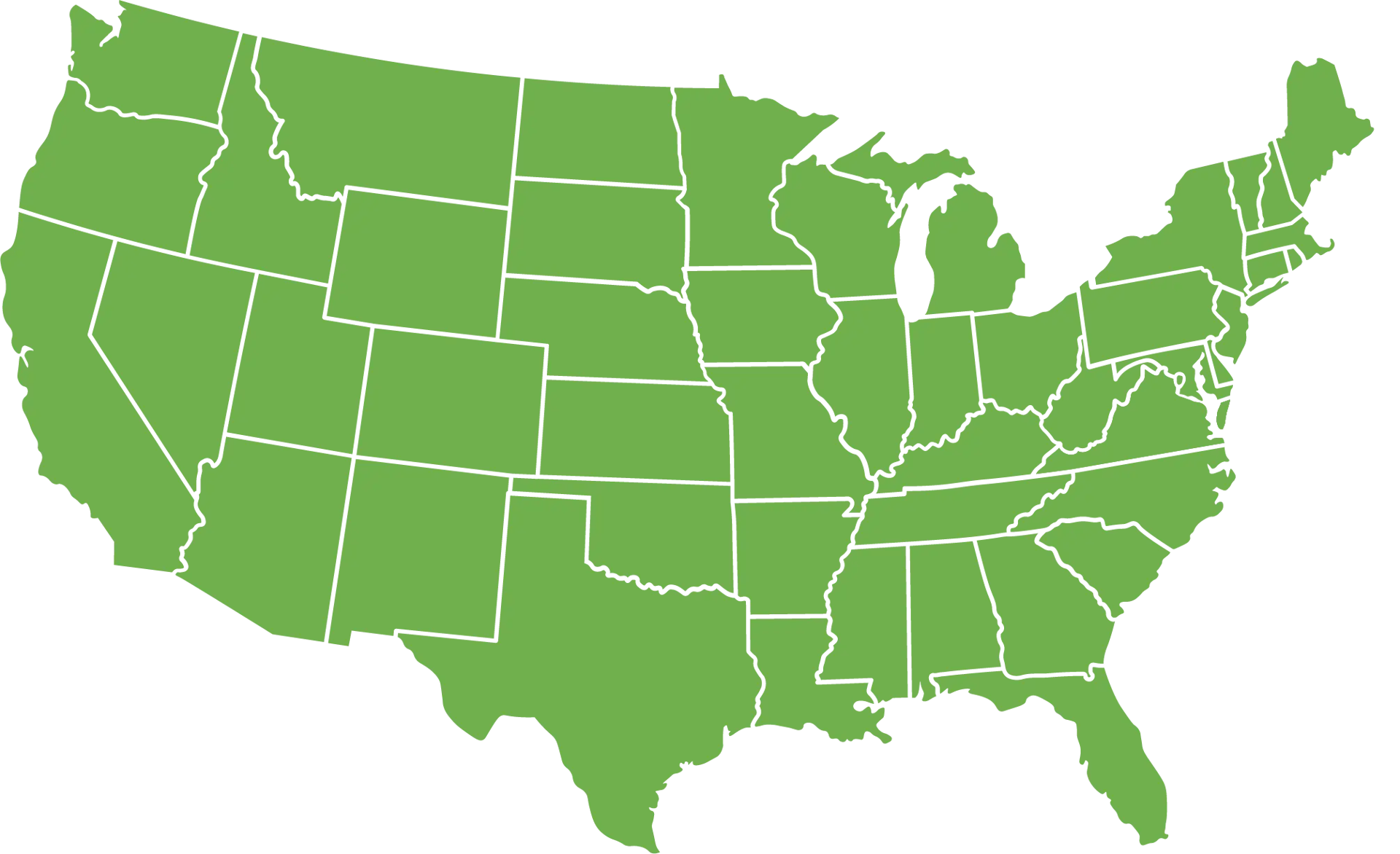 United States range map for the House Mouse