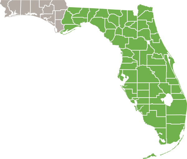 The Eastern Ratsnake Florida Range map