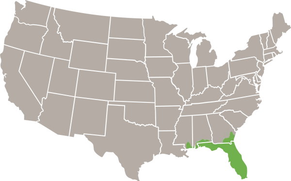 The Dusky Pygmy Rattlesnake USA Range Map