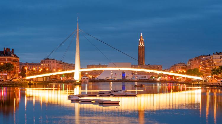 Le Havre (shown here) and nearby Rouen are easy trips by train from Paris.