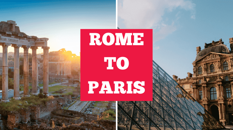 Tickets, timetables and routes for rome to paris by train.