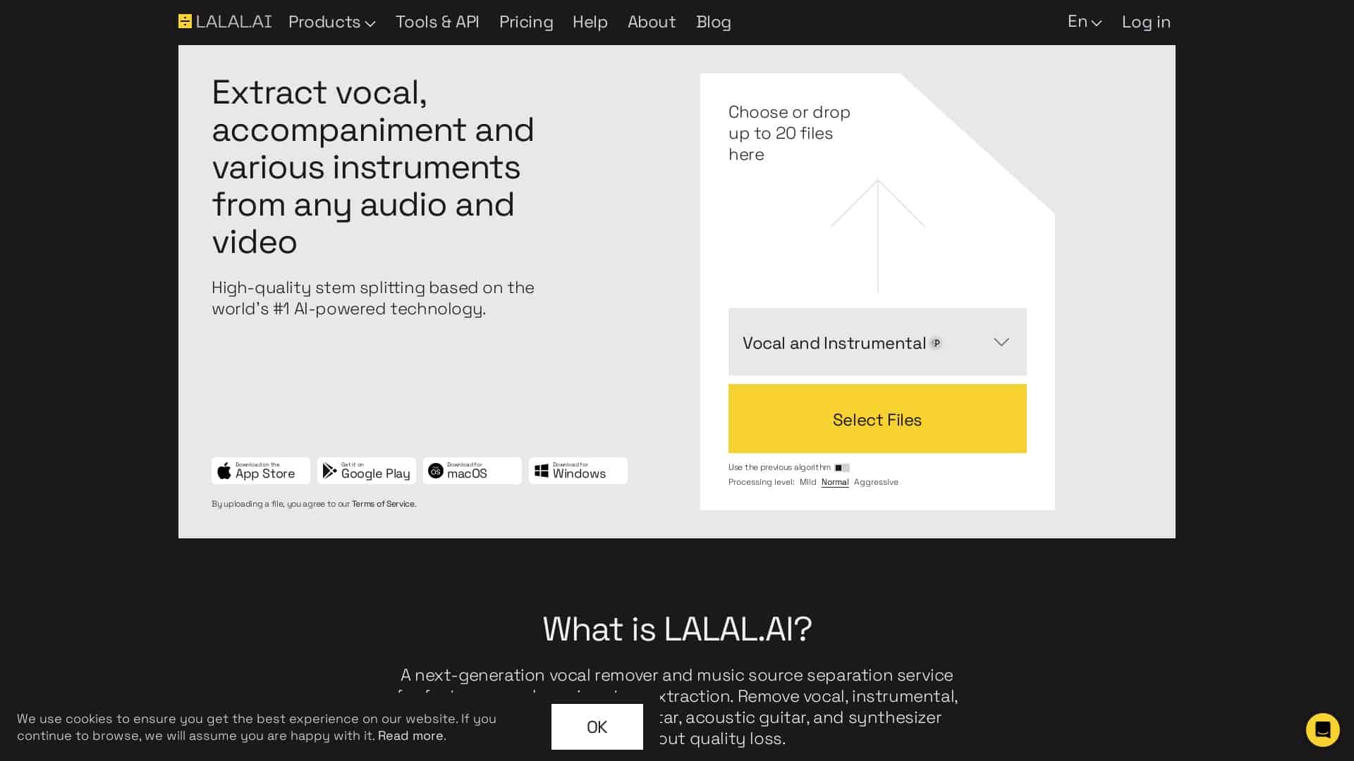 lalal-ai-voice-cleaner-AI-tools-by-Futureen