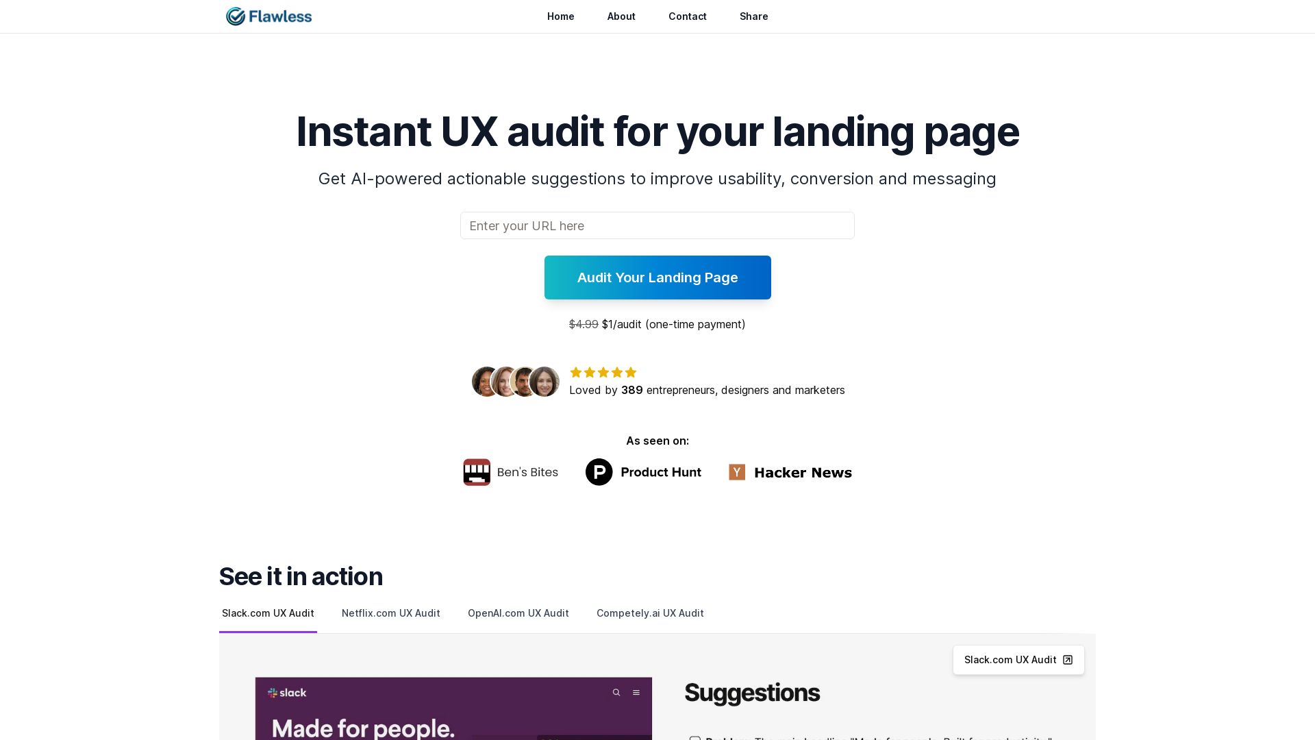 instant-ux-audit-Best-AI-Tools-2024-By-Futureen