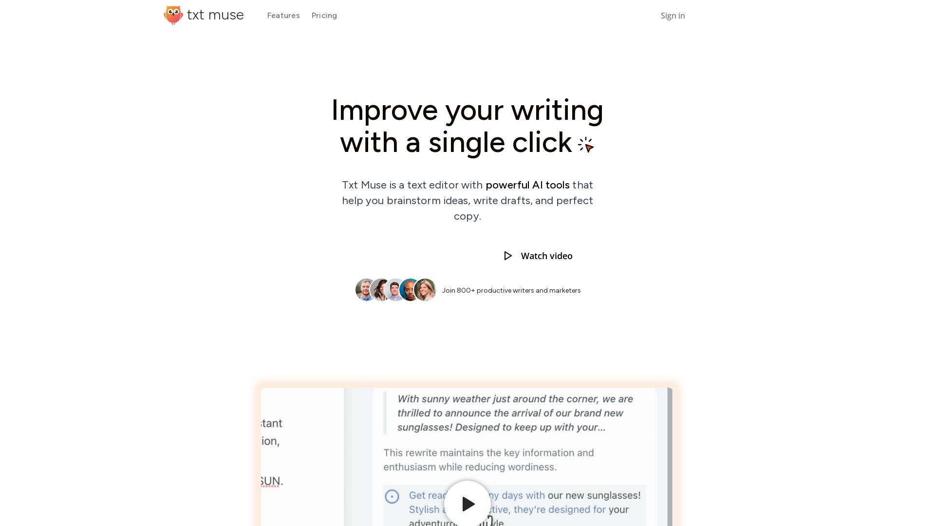 txt-muse-Best-AI-Tools-By-Futureen