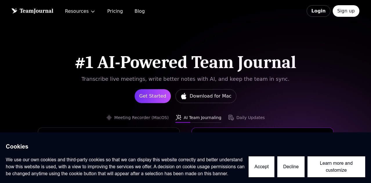 team-journal-AI-Tool