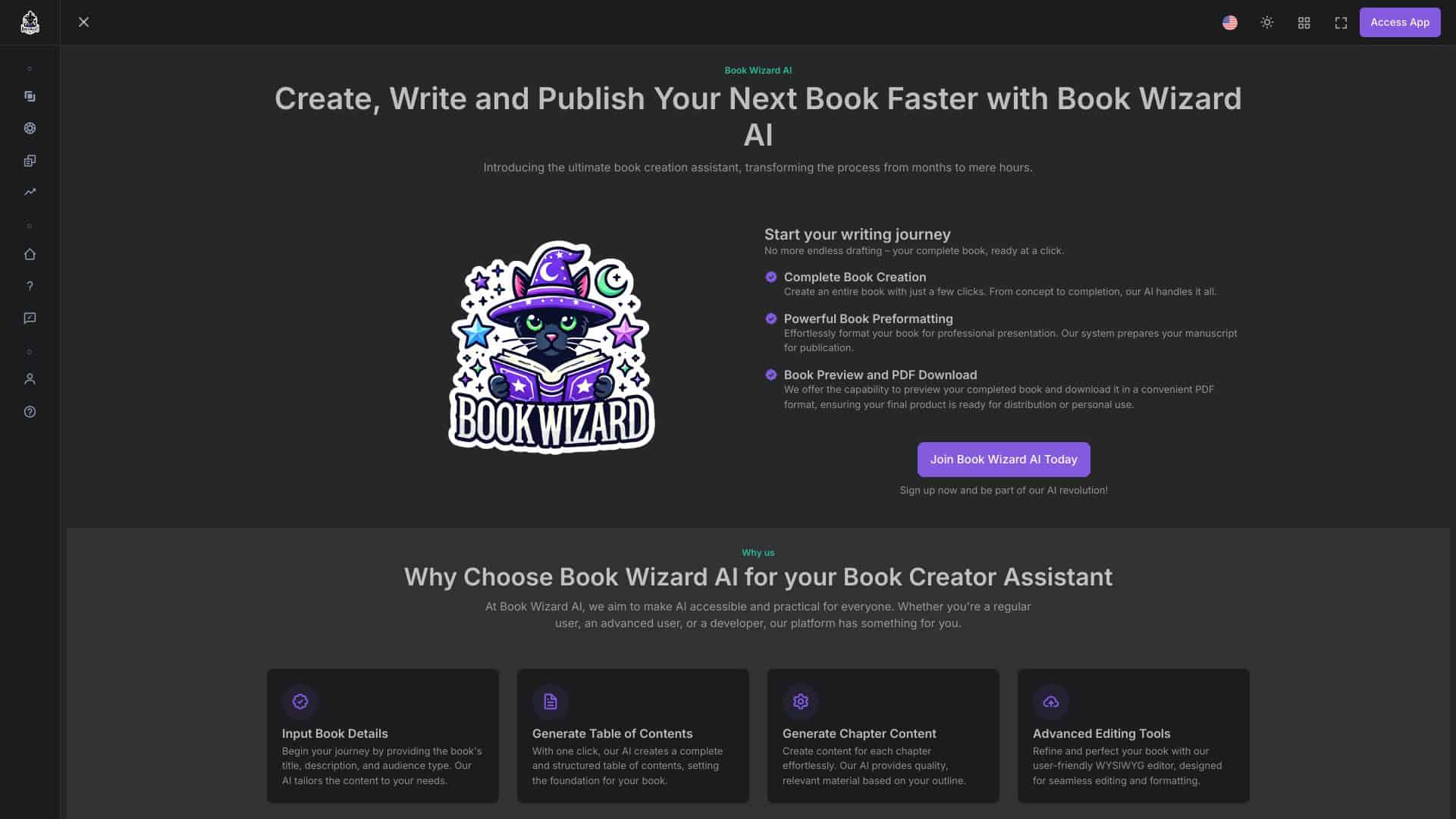 book-wizard-ai-New-AI-Tools-by-Futureen