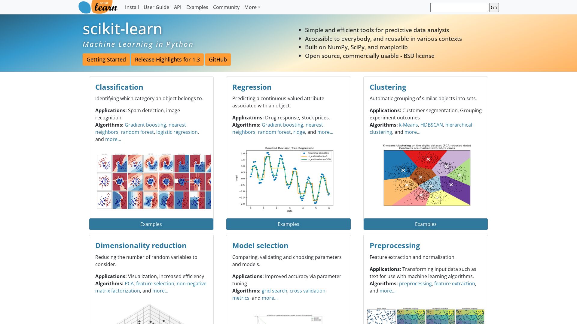 scikit-learn-Best-AI-Tools-2024-By-Futureen