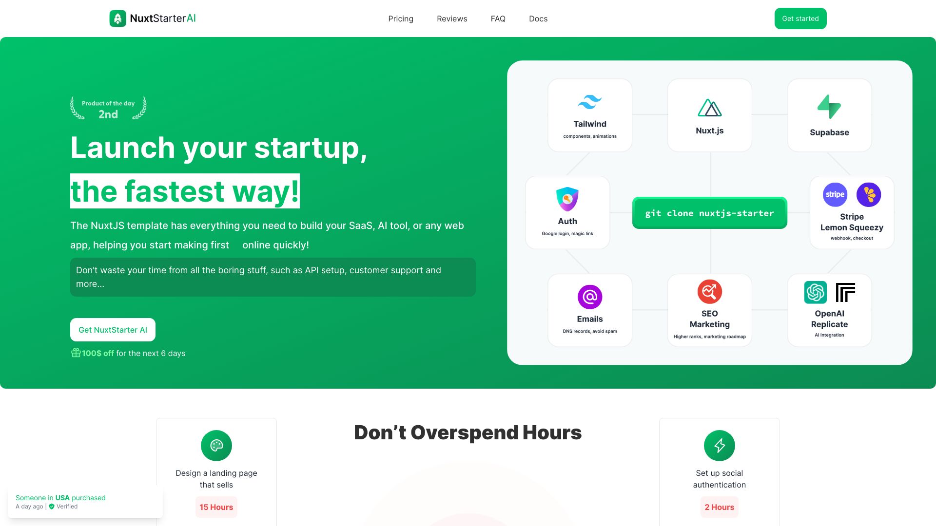 nuxtstarter-ai-Best-AI-Tools-2024-By-Futureen