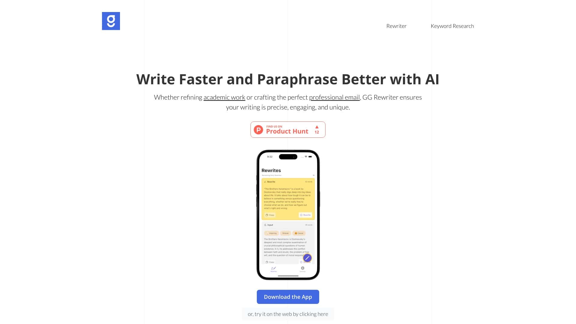 gg-rewriter-New-AI-Tools-by-Futureen