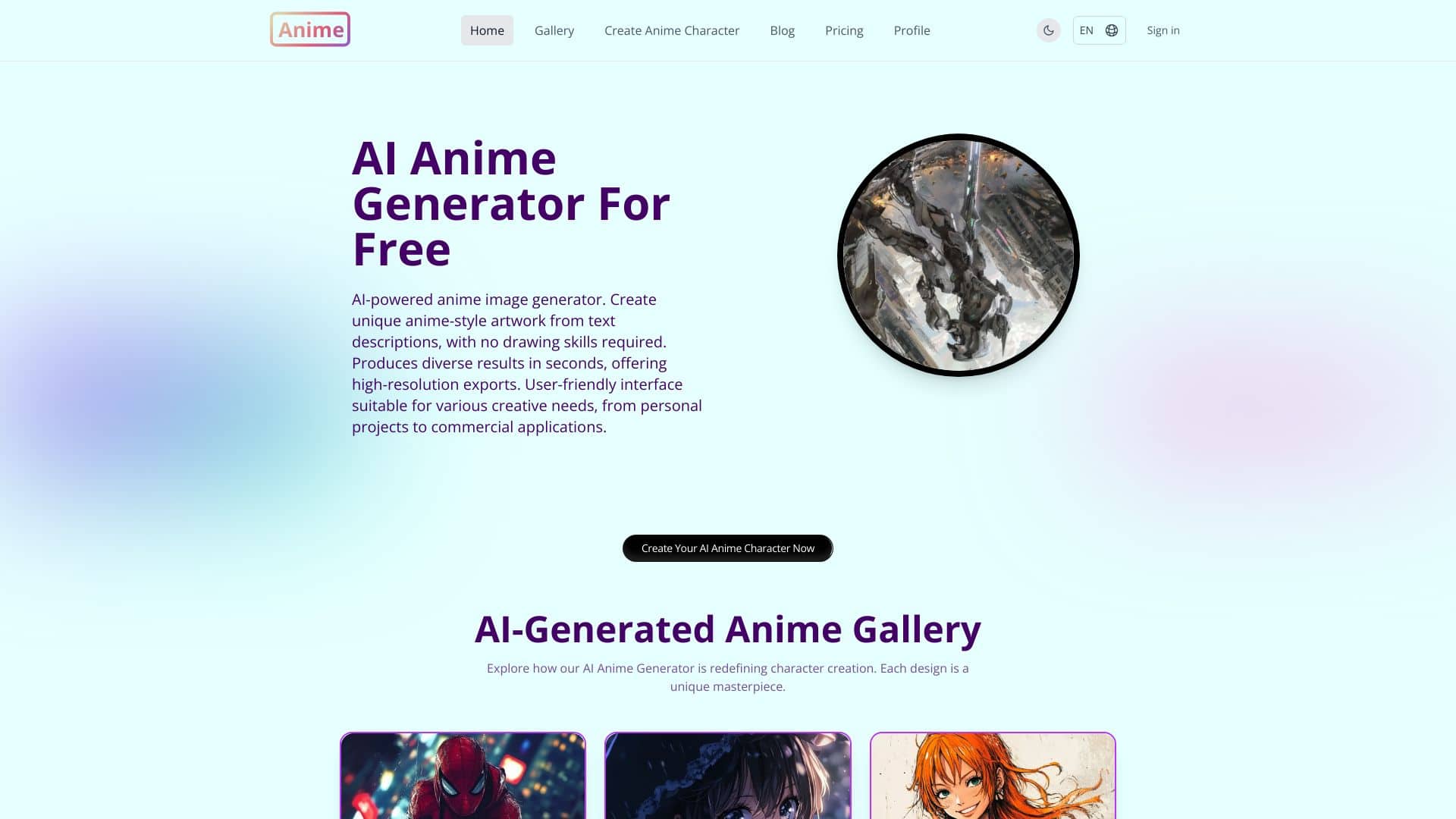 ai-anime-gen-Latest-AI-Tool-2025