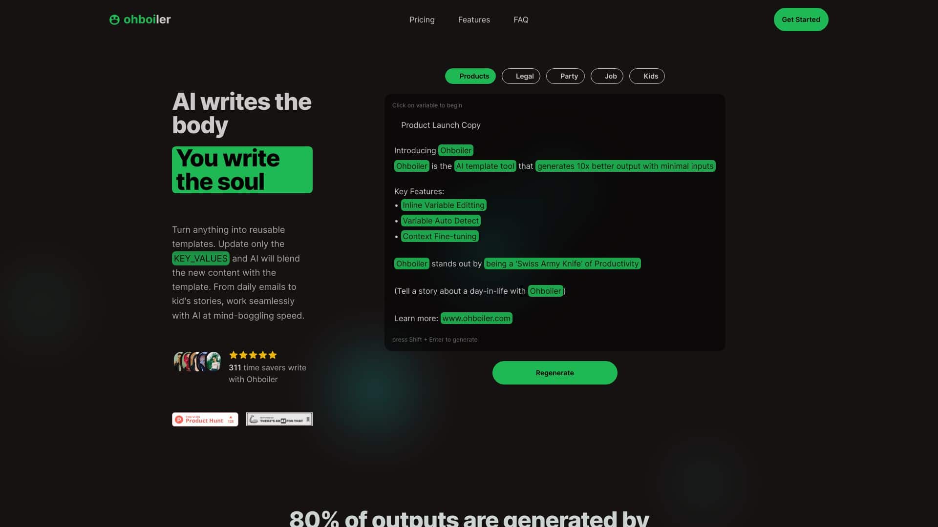 ohboiler-unlimited-ai-AI-Tool