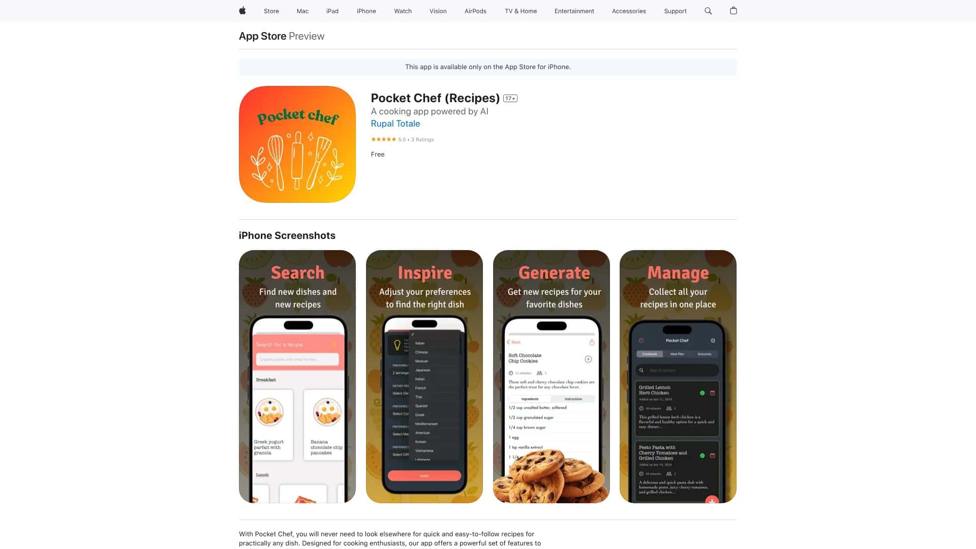 pocket-chef-Latest-AI-Tool-2025