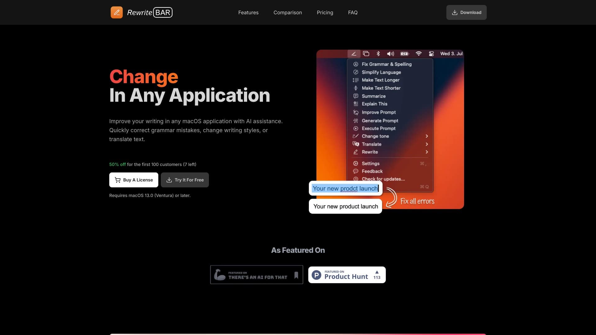 rewritebar-New-AI-Tools-by-Futureen