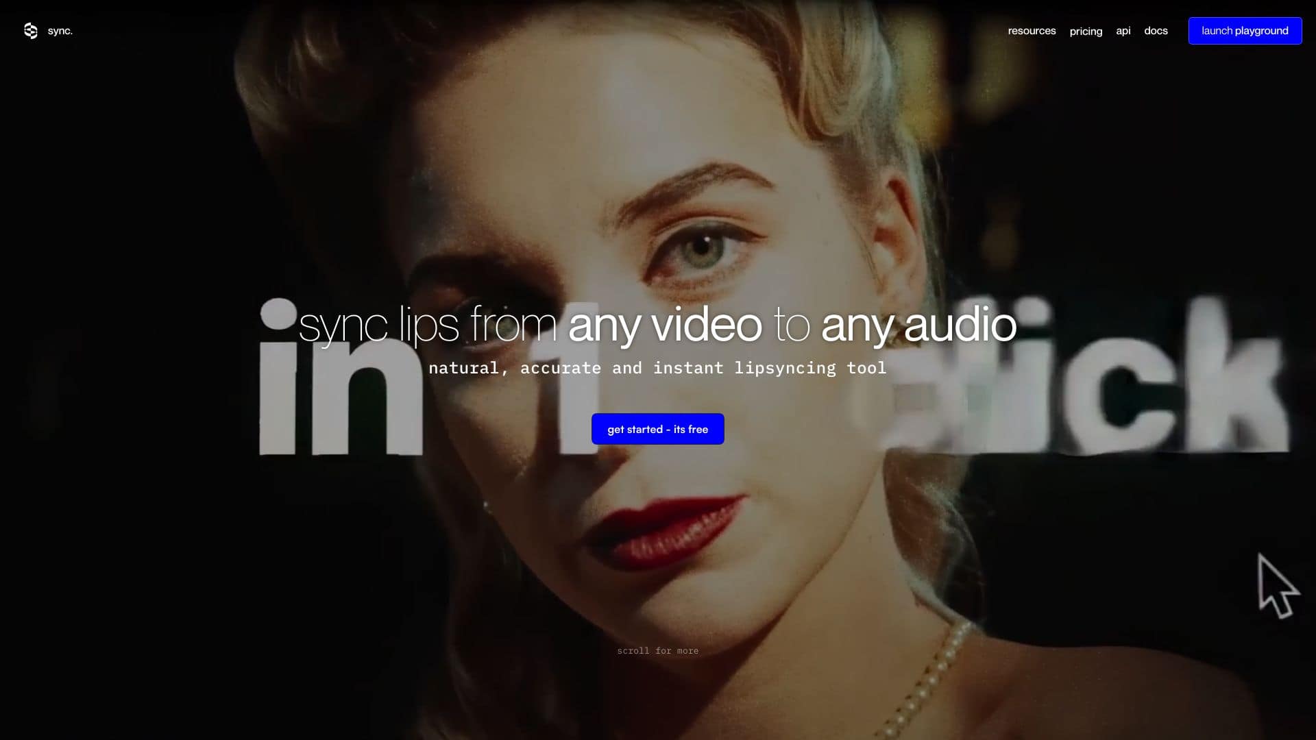 sync-labs-Latest-AI-Tool-2025