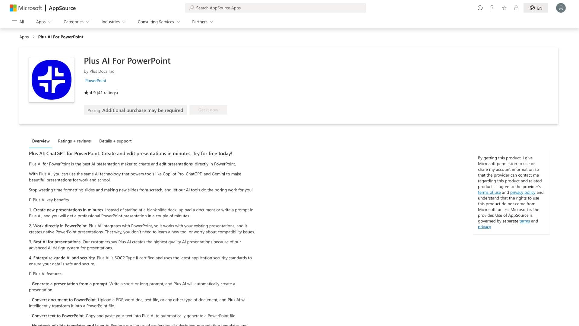 plus-ai-for-powerpoint-Latest-AI-Tool