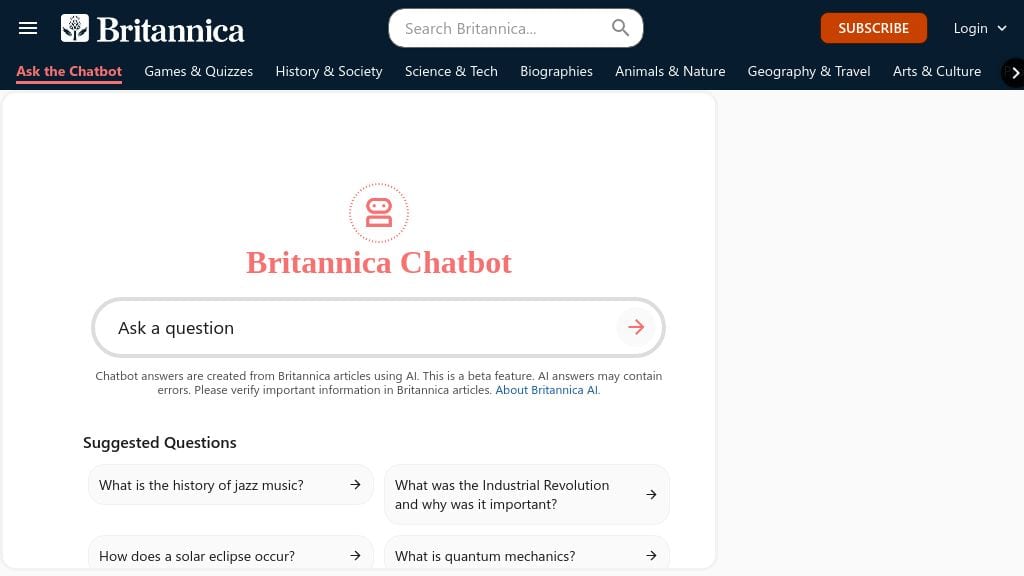 britannica-ai-chatbot-AI-Tool