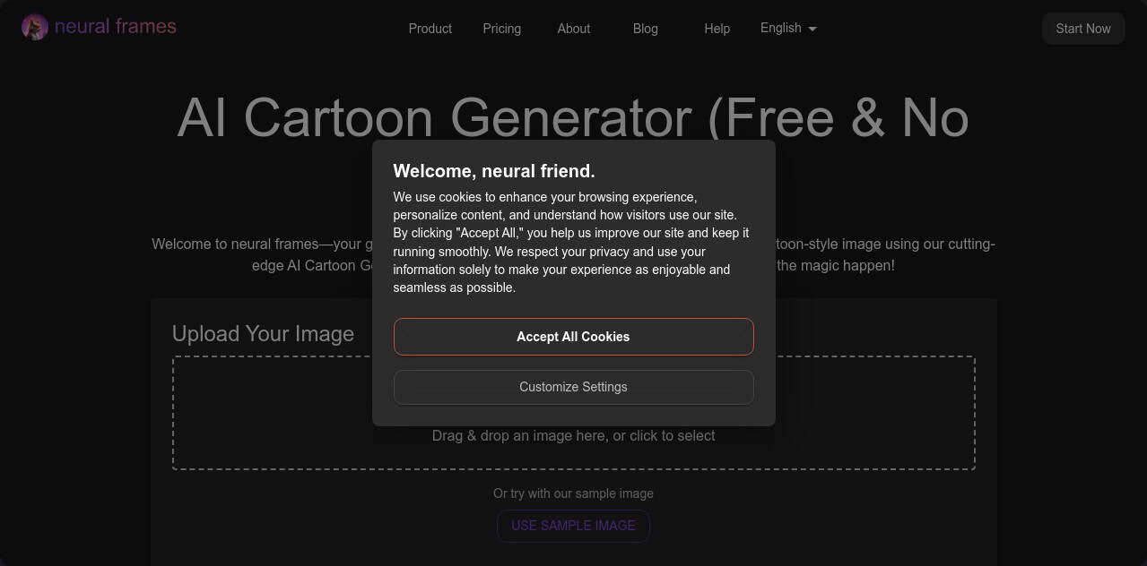neural-frames-cartoon-generator-AI-Tool