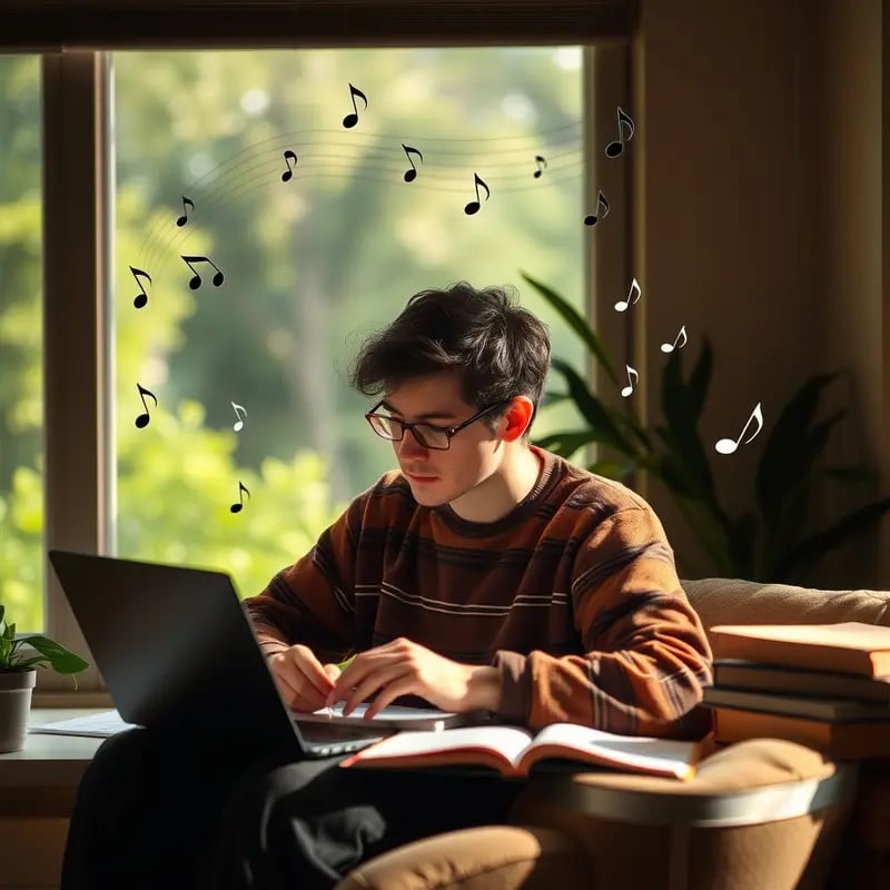 Unwind with Sound: The Ultimate List of Meditation Music for Relaxation Seekers 6 Imagery of a serene meditation experience enhanced by soothing music.