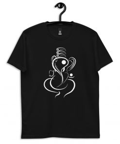 Lord ganesh outline tshirt for men