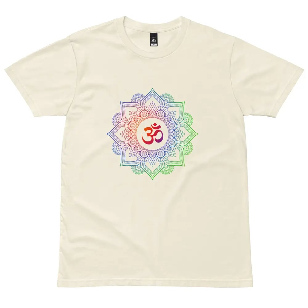 Coloful Om matra tshirt for men - Image 4