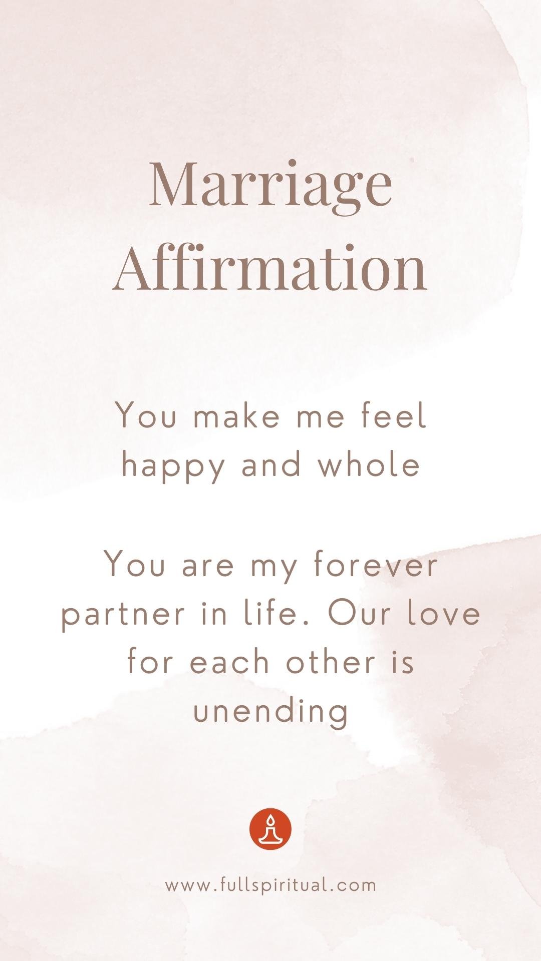 Marriage Affirmations 18 happy marriage affirmation