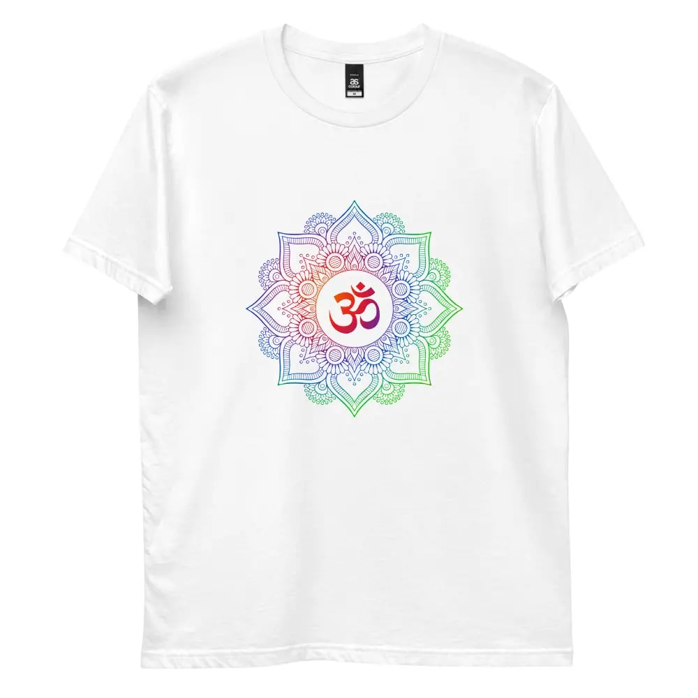 Coloful Om matra tshirt for men - Image 2