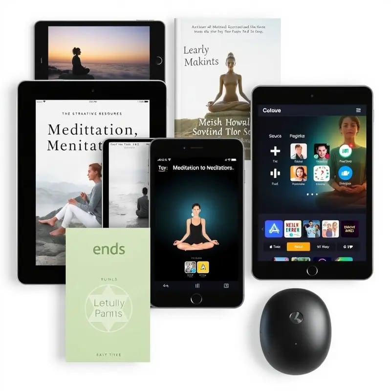 Exploring Meditation: Pathways to Modern Spirituality 6 A person meditating in a forest, representing spiritual evolution through meditation.