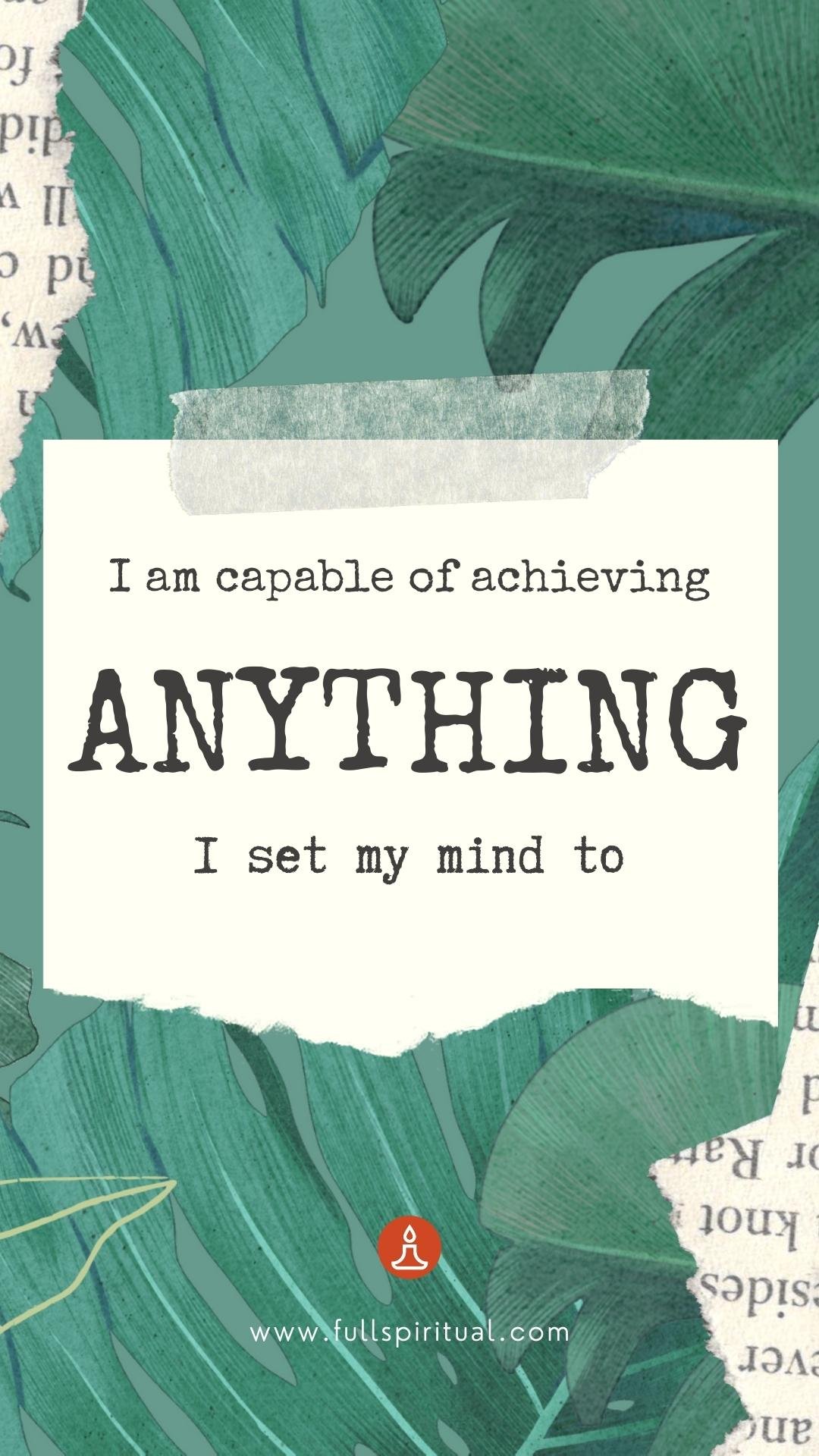 Positive affirmations for building confidence and self-esteem 4 i am capable affirmation