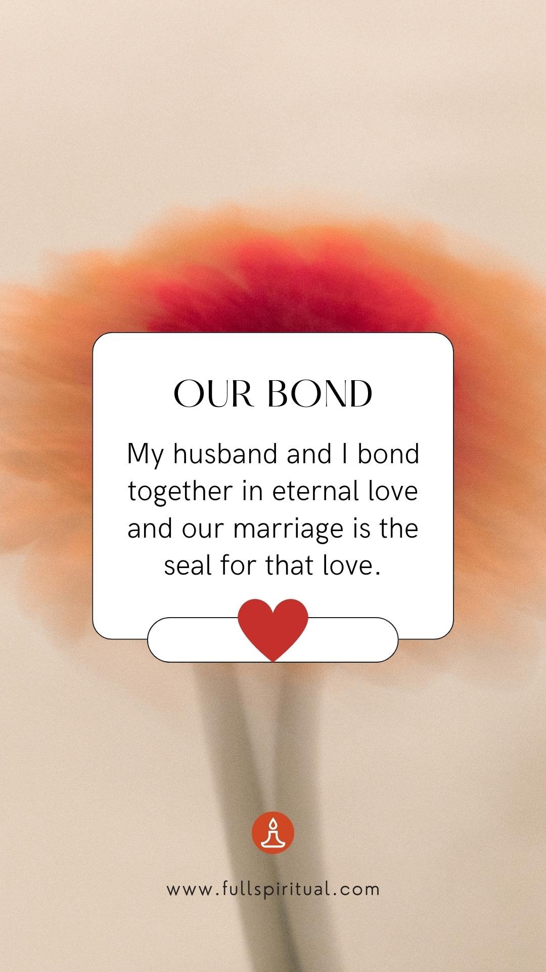 Best Positive Affirmations for Husband + Free Phone Wallpaper 10 love and bond affirmation